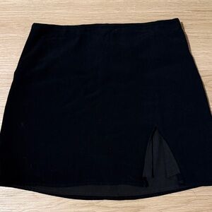 Sunday Best Black Mini Skirt